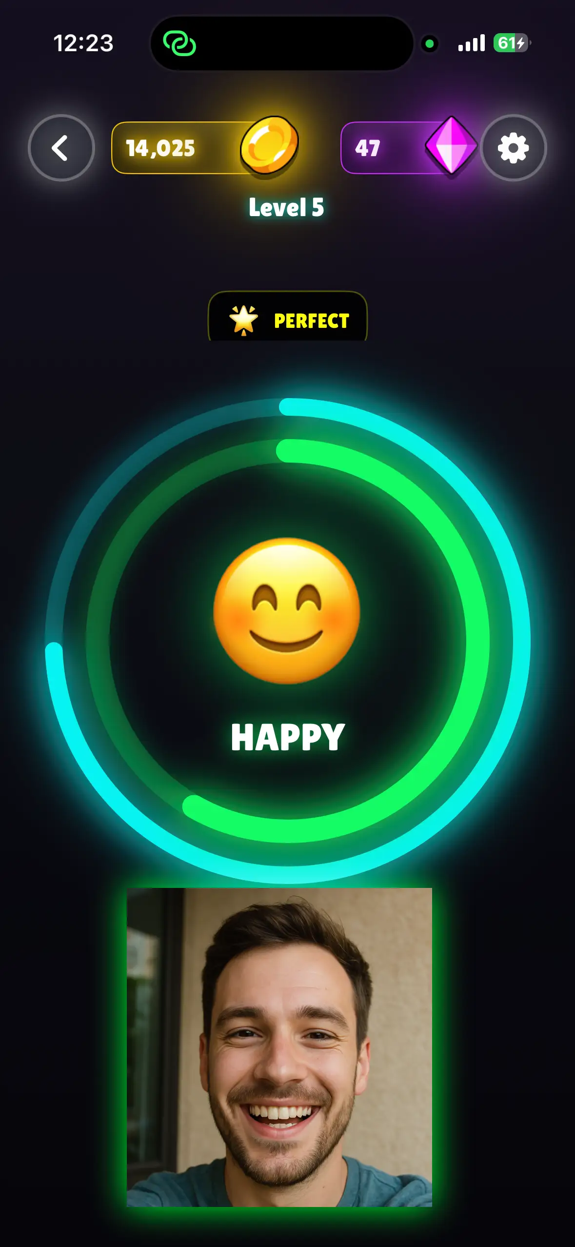 FaceAct Mobile App Design